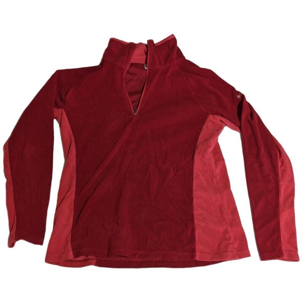 Women's Colombia LightRed Jacket Pullover Size Large Lightweight Pre-Owned